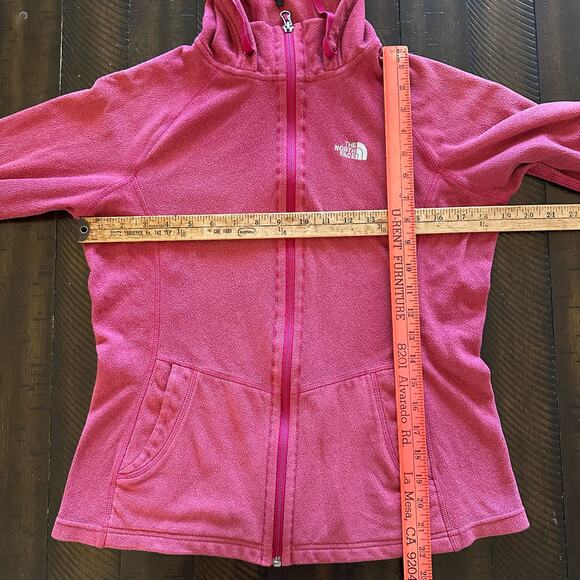 The North Face Full Zip Fleece Hoodie Sweater Light‎ Weight Women's Size Medium - Picture 5 of 9